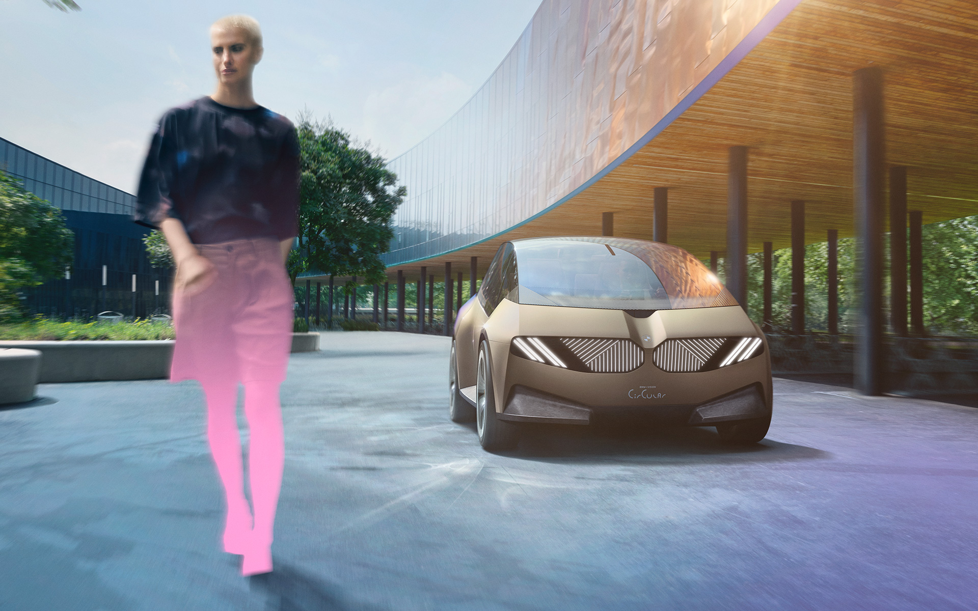 BMW i Vision Circular 2021 vision car imagine 1